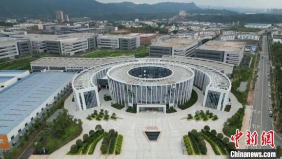 圖為中國稀金谷永磁電機產(chǎn)業(yè)園?！≮M縣區(qū)融媒體中心供圖